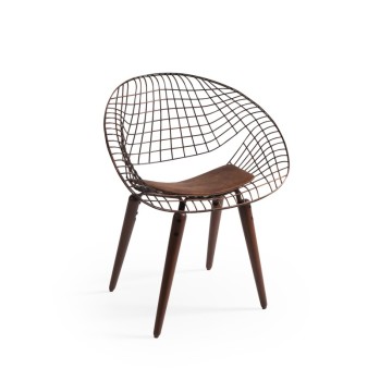 Megan Wood Metal Sandalye