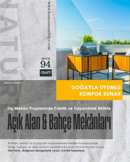 Açık Alan & Bahçe Tasarımları